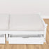 2 x Wooden Bed Frame Storage Trundle Drawers-White