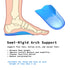 Half Insoles Shoe Inserts L Size Gel Arch Support Foot Pads