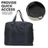 Shopper Bag Travel Duffle Bag Foldable Laptop Luggage Nylon KO-BOSTON NAVY