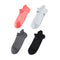 4X Rexy Seamless Sport Sneakers Socks Small Non-Slip Heel Tab MULTI COLOUR