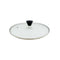 KOMAN Stainless Steel Glass Lid with Bakelite Handle - 26cm