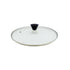 KOMAN Stainless Steel Glass Lid with Bakelite Handle - 26cm
