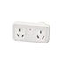 Sansai Surge Protected Adaptor Double Right Hand