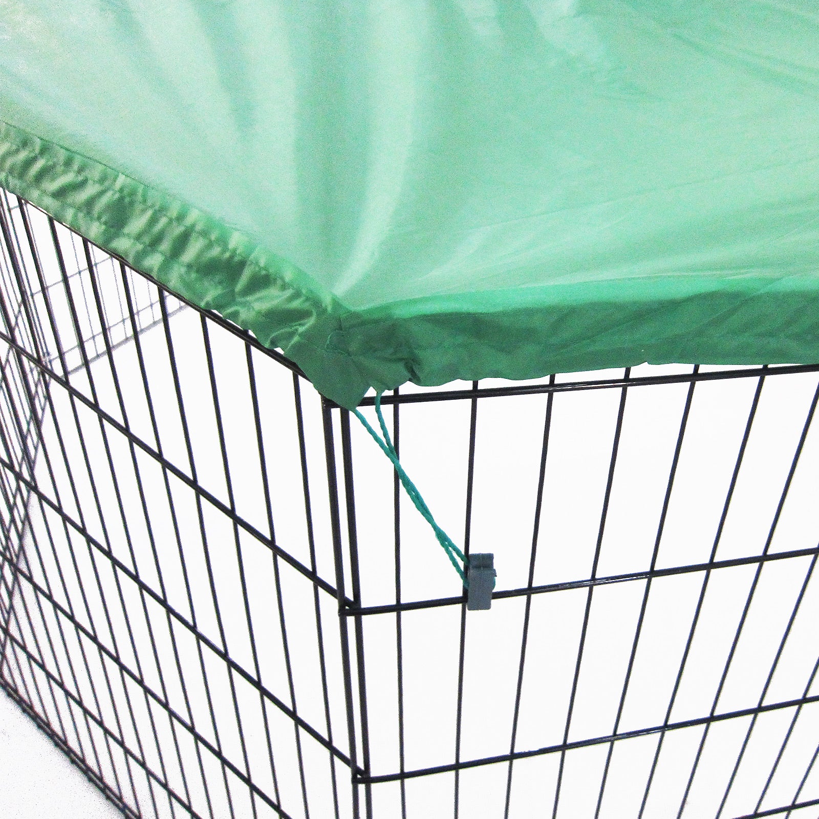 Net Cover Green for Pet Playpen Dog Cage 42in