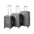 YES4HOMES ABS Luggage Suitcase Set 3 Code Lock Travel Carry  Bag Trolley Black 50/60/70