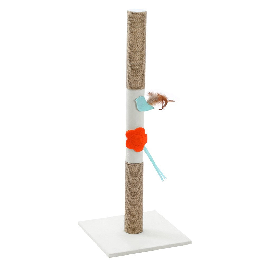 89 cm Cat Kitten Single Scratching Post with Toy
