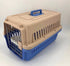 Medium Dog Cat Crate Pet Rabbit Carrier Airline Cage With Bowl & Tray-Blue