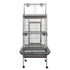 174 cm Large Bird Budgie Cage Parrot Aviary With Metal Tray and  Wheel