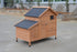 Brown Chicken Coop Rabbit Hutch Cat Cage Hen Chook House