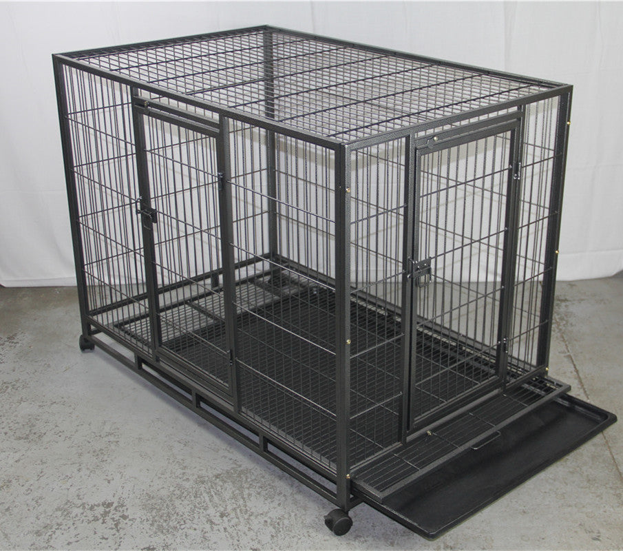 XL Pet Dog Cat Cage Metal Crate Kennel Portable Puppy Cat Rabbit House