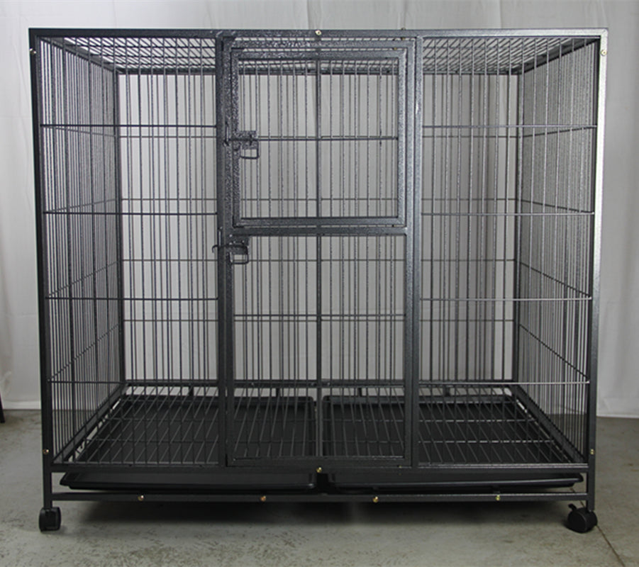 XXL Pet Dog Cat Parrot Cage Metal Crate Kennel Portable Puppy Cat Rabbit House