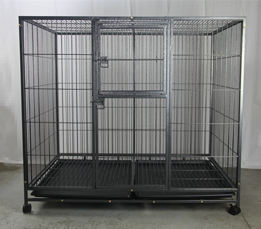 XXL Pet Dog Cat Parrot Cage Metal Crate Kennel Portable Puppy Cat Rabbit House