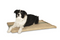 YES4PETS Large Hessian Pet Dog Puppy Bed Mat Pad House Kennel Cushion With Foam