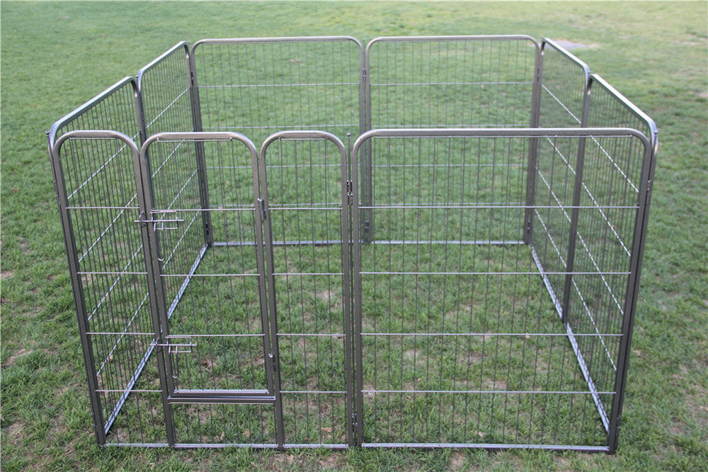 100 cm Heavy Duty Pet Dog Cat Puppy Rabbit Exercise Playpen Fence