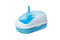 YES4PETS Medium Portable Cat Toilet Litter Box Tray with Scoop Blue