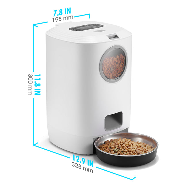 4.5L Visible Automatic Digital Pet Dog Cat Feeder Food Bowl Dispenser