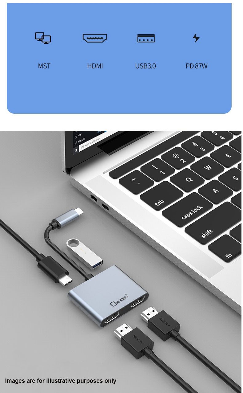 USB C Multi Display Adapter