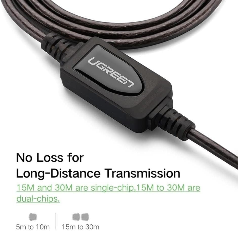 10321 USB 2.0 Active Extension Cable with Chipset 10M