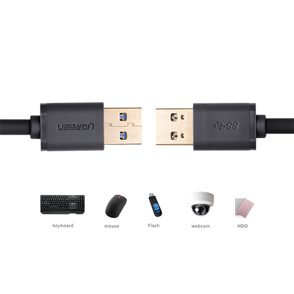 UGREEN USB3.0 A male to A male cable 1M Black 10370