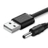 UGREEN USB2.0-A to DC 3.5mm M/F Charging Cable 1m Black 10376