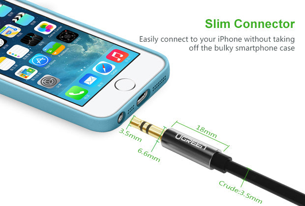 UGREEN 3.5mm male to 3.5mm male cable 3M 10736