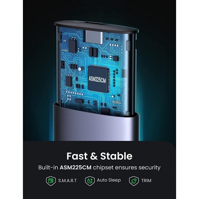 10903 M.2 SATA NGFF SSD Hard Drive Enclosure