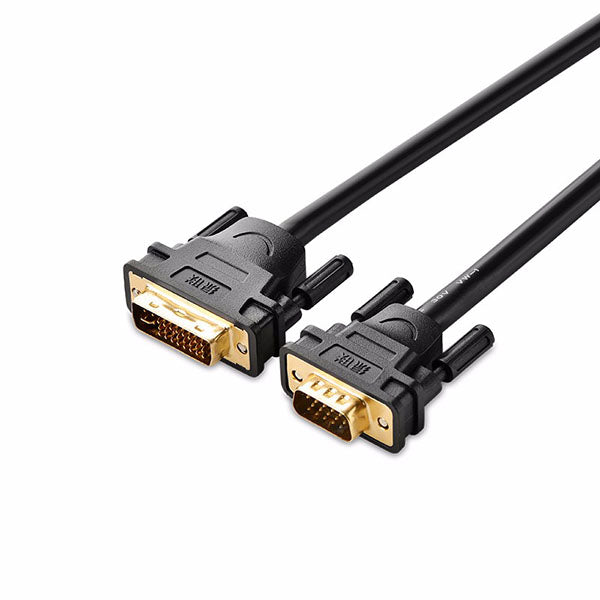 UGREEN DVI 24+5 Male to VGA male Cable - Black 1.5M 11617