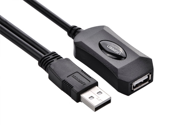UGREEN USB 2.0 Active Extension Cable 10M with USB Power 5M 20214