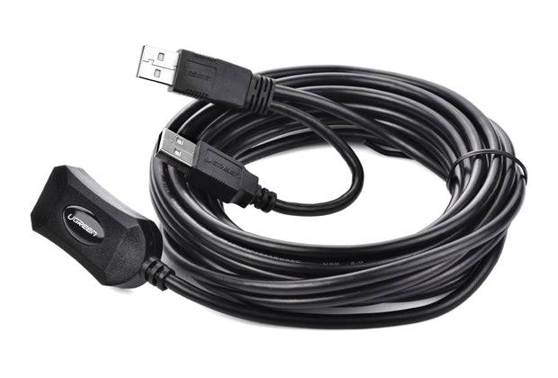 UGREEN USB 2.0 Active Extension Cable 10M with USB Power 5M 20214