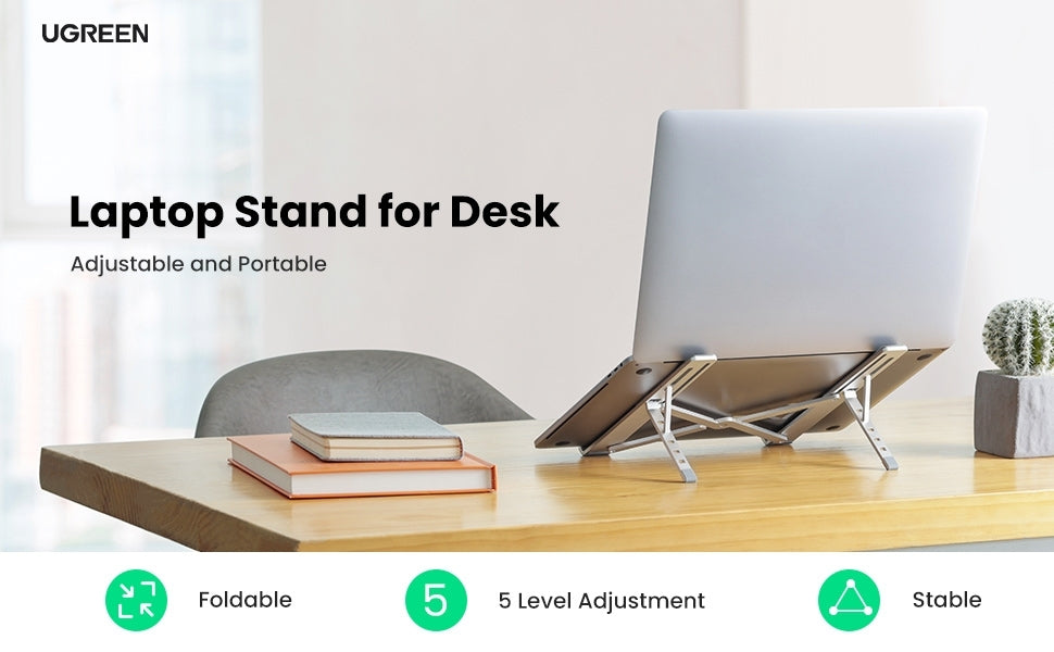 UGREEN 40289 Foldable Laptop Stand Silver