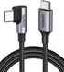 UGREEN 80714 USB-C 2.0 to Angle USB-C Cable Black 3M