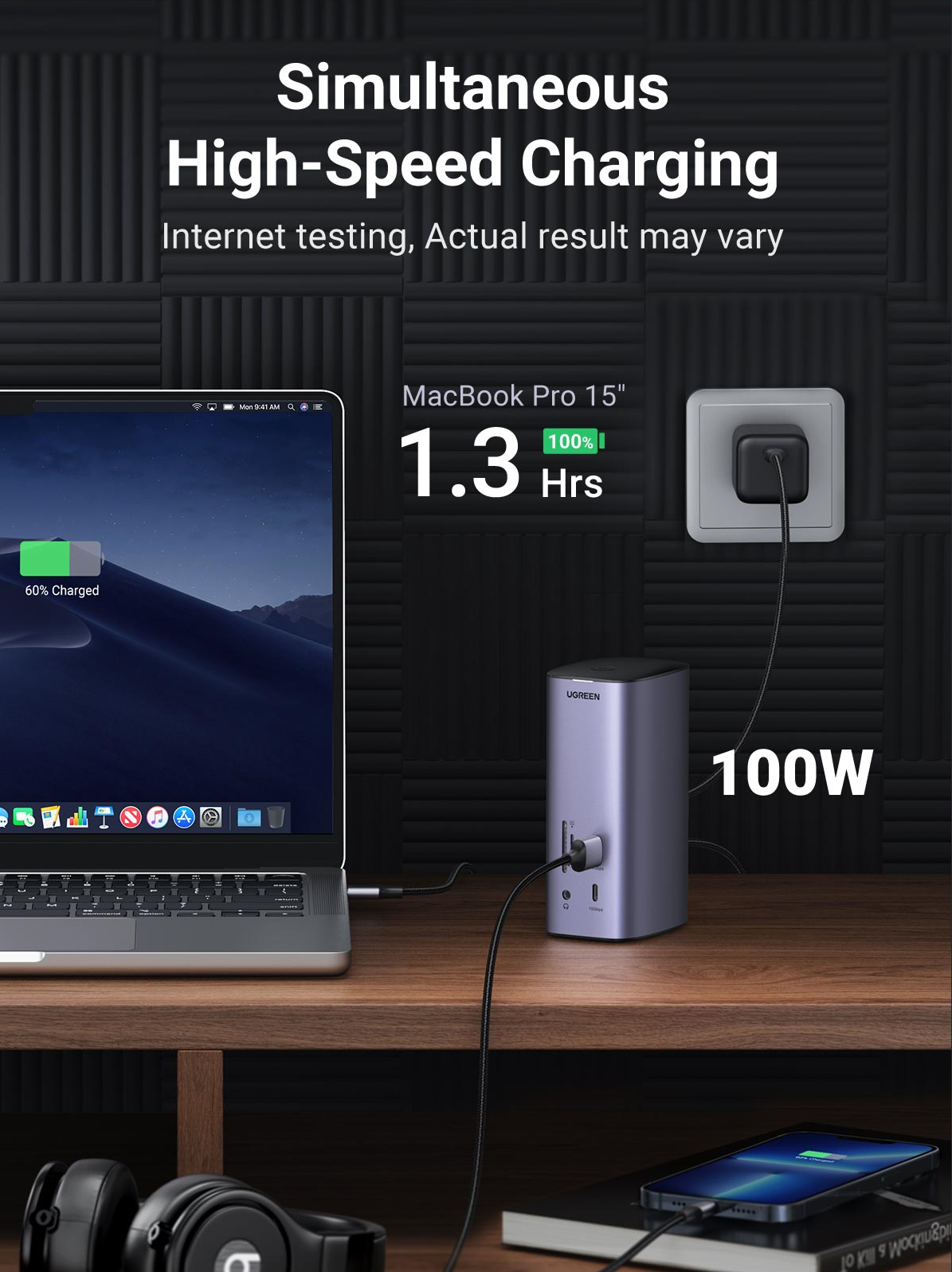 UGREEN 90325 13-in-1 USB-C Triple Display Docking Station