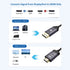 Simplecom DA211 Active DisplayPort to HDMI 2.0 Cable 2M 4K@60Hz