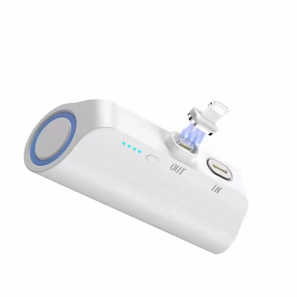 CHOETECH B660-WH 3000mAh Mini Power Bank with 3 Magnetic Connectors White