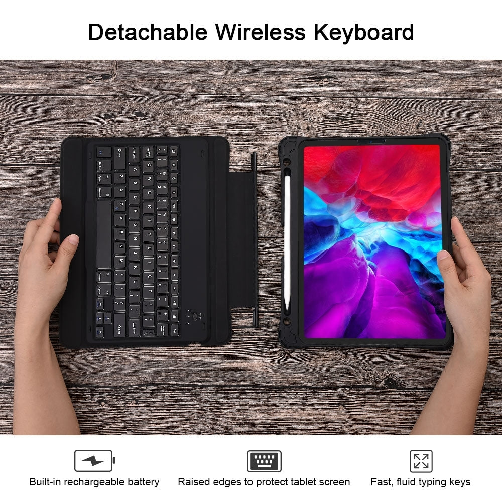 BH-015 Bluetooth Keyboard with Touchpad and Backlight for iPad Pro 12.9 " Black