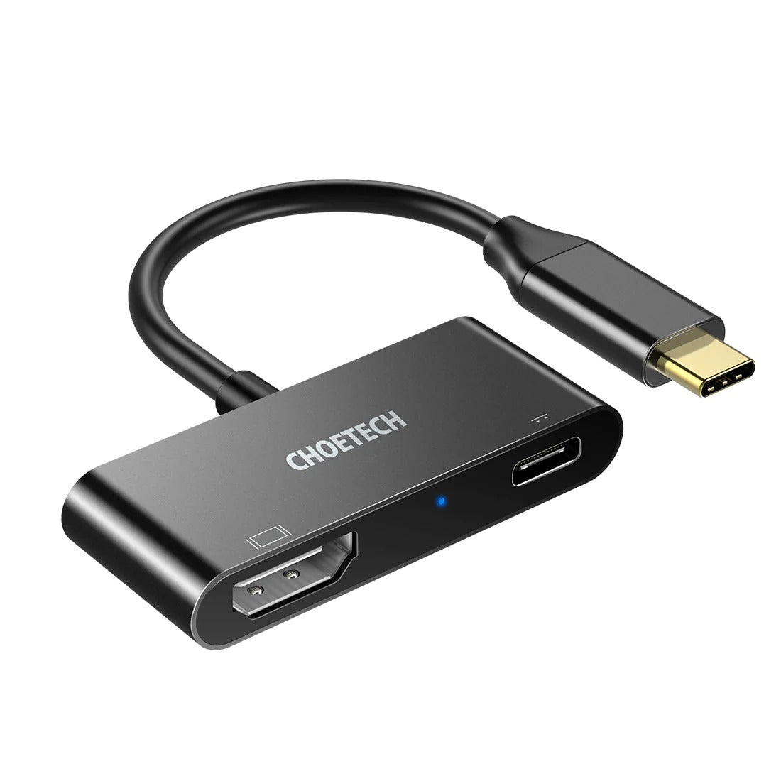 CHOETECH HUB-M03 USB-C To HDMI Adapter4K@60hz with 60W PD Charging Port