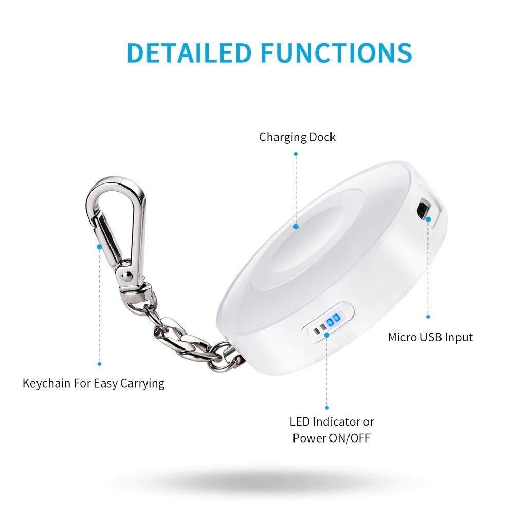 CHOETECH T313 MFI Magnetic Wireless Charger 900mAh power for iWatch White