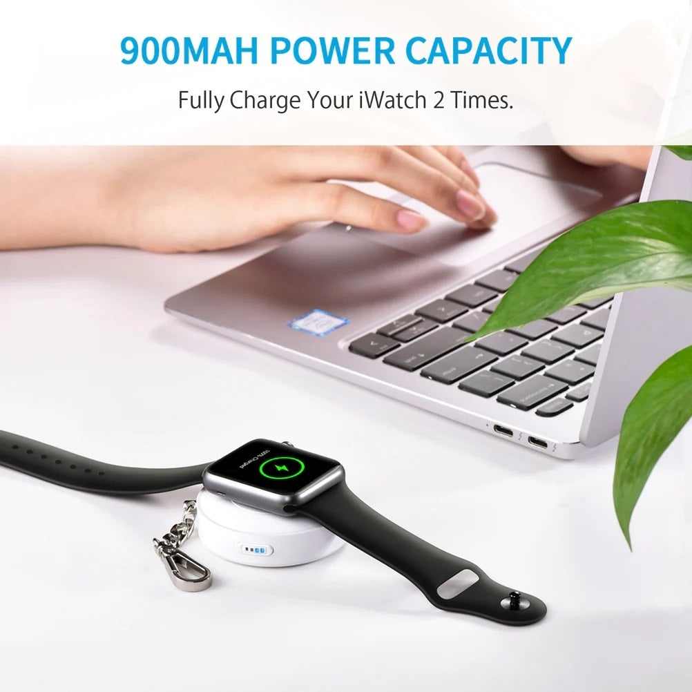 CHOETECH T313 MFI Magnetic Wireless Charger 900mAh power for iWatch White