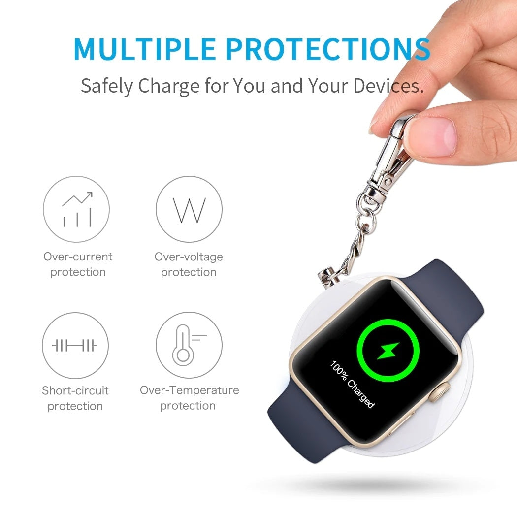 CHOETECH T313 MFI Magnetic Wireless Charger 900mAh power for iWatch White