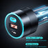 CHOETECH TC0011 130W 3 Ports Dual USB-C Port PD3.0 + USB-A Port Fast Car Charger