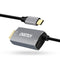 CHOETECH XCH-M180-GY-V2 Unidirectional Adapter USB-C male to HDMI 4K 60Hz male + PD100W Power Delivery 1.8M