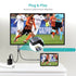 CHOETECH XCH-M180-GY-V2 Unidirectional Adapter USB-C male to HDMI 4K 60Hz male + PD100W Power Delivery 1.8M