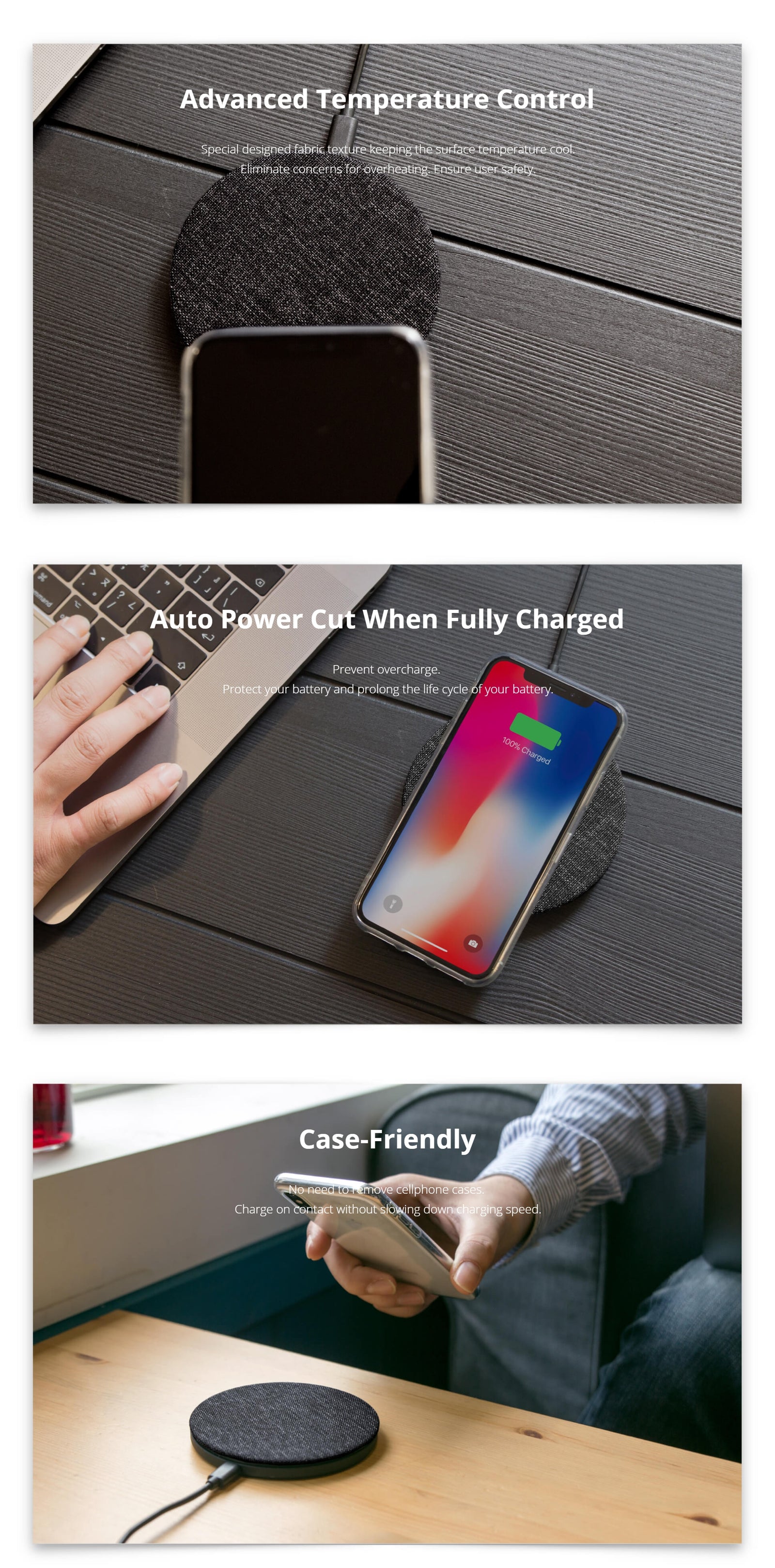 Photofast AirCharge Qi Compatible 10W Fast Charge SKU:AC8000