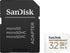 Sandisk Max Endurance Microsdhc Card SQQVR 32G 15 000 HRS UHS-I C10 U3 V30 100MB/S R 40MB/S W SD Adaptor SDSQQVR-032G-GN6IA