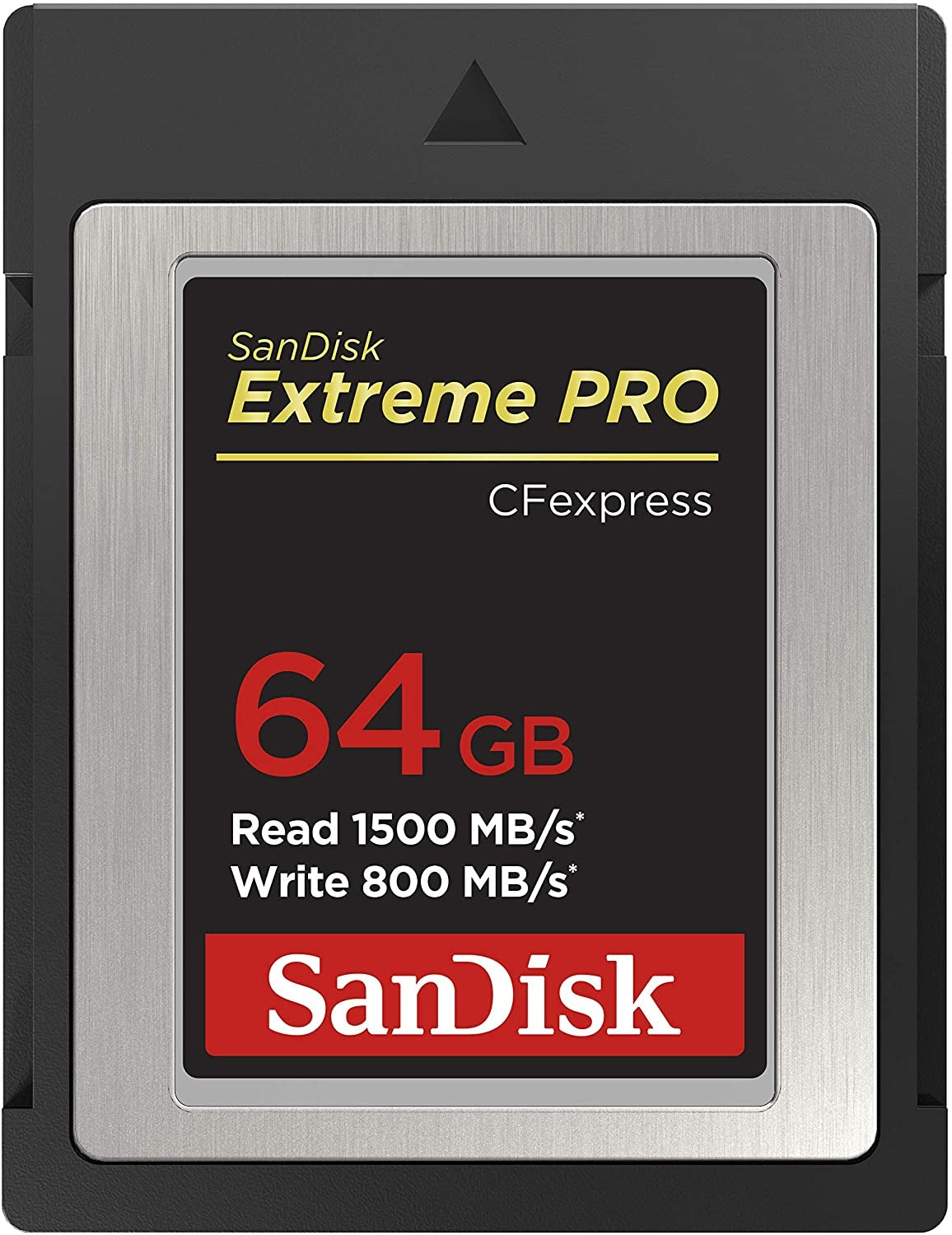 SanDisk 64GB Extreme PRO CFexpress Card Type B - SDCFE-064G-GN4NN READ 1500 MB/S WRITE 800MB/S