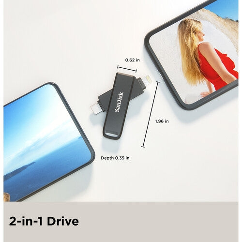 SanDisk 64GB iXpand Flash Drive Luxe SDIX70N-064G