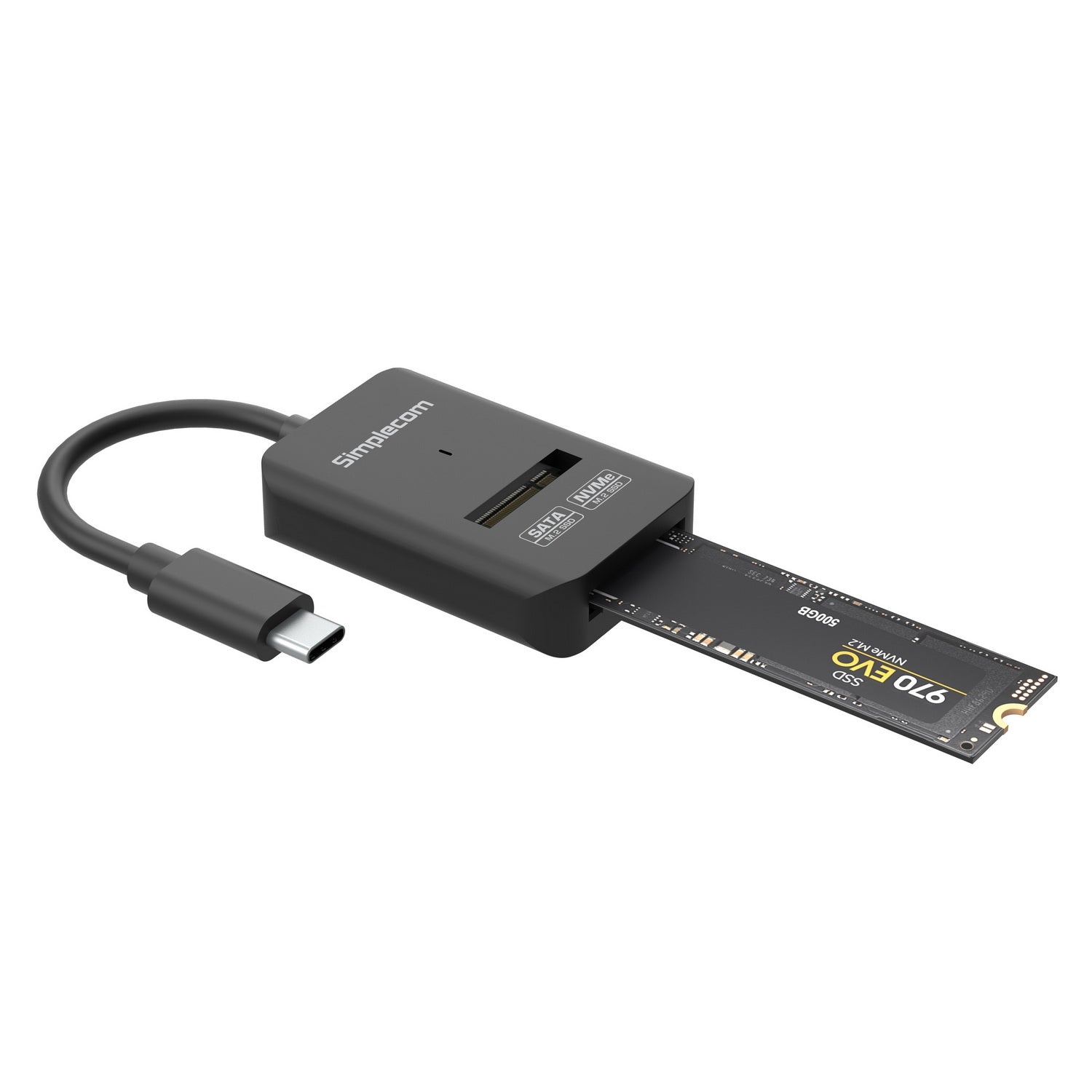 SA506 NVMe / SATA Dual Protocol M.2 SSD to USB-C Adapter Converter USB 3.2 Gen 2 10Gbps