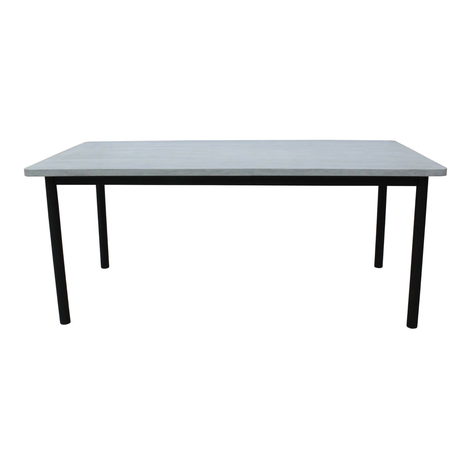 Lara 180cm 6 Seater Outdoor Dining Table Glass Concrete Top