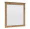 Jade Dresser Mirror Vanity Dressing Table Solid Wood Frame - Natural