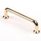 96mm Polished gold Furniture Kitchen Bathroom Cabinet Handles Drawer Bar Handle Pull Knob